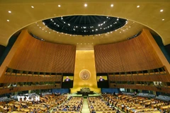 Toàn cảnh một phiên họp Đại hội đồng Liên hợp quốc tại New York (Mỹ). (Ảnh: THX/TTXVN)