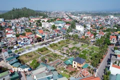 Một khu vực ở thành phố Đông Triều (Quảng Ninh). (Ảnh: TTXVN phát)