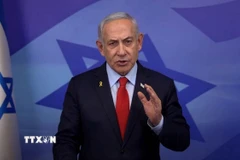 Thủ tướng Israel Benjamin Netanyahu. (Ảnh: THX/TTXVN)