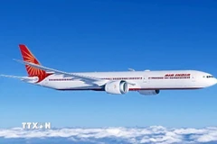 Một máy bay của hãng hàng không Air India. (Ảnh: ANI/TTXVN)