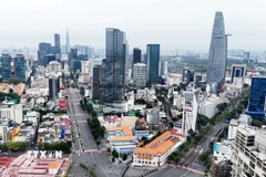 Khu vực trung tâm Thành phố Hồ Chí Minh. (Ảnh: Hồng Đạt/TTXVN)