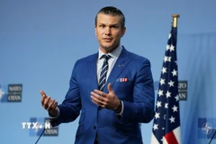 Bộ trưởng Chiến tranh Mỹ Pete Hegseth. (Nguồn: THX/TTXVN)