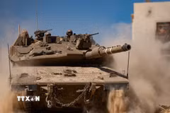 Binh sỹ Israel được triển khai tại Dải Gaza. (Ảnh: THX/TTXVN)