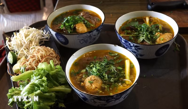 Hấp dẫn sự kiện hội tụ quán bún bò Huế tiêu biểu cả nước