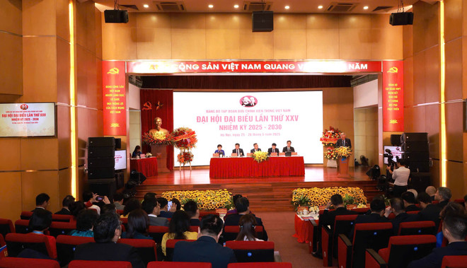 The 25th Congress of Delegates, term 2025 - 2030 of VNPT is a model Congress of the Government Party Committee. 265-toan-anh-dai-hoi.jpg