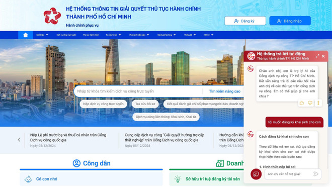 Giao diện Hệ thống Giải quyết thủ tục hành chính Thành phố Hồ Chí Minh. 1af241784337f469ad262.jpg