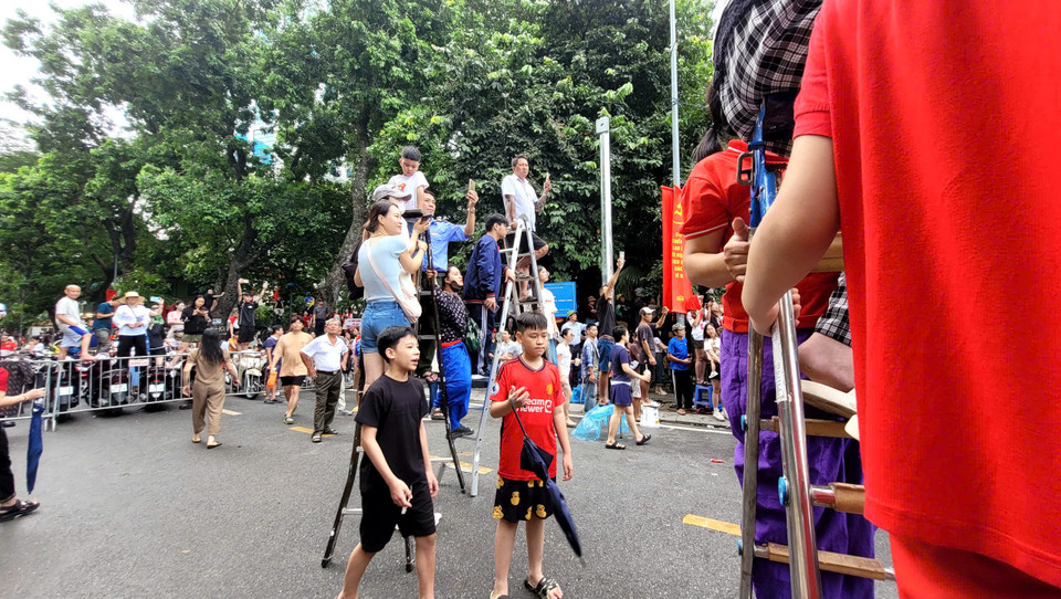 Những bức hình từ trên cao. (Ảnh: Minh Anh/Vietnam+)