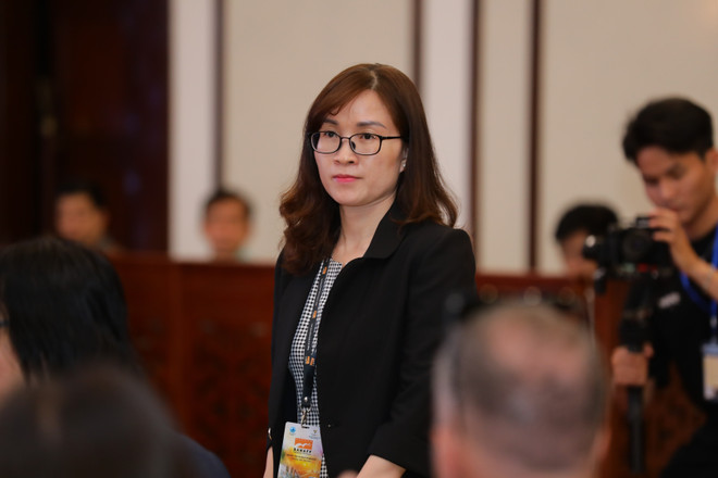 Phó Giáo sư, Tiến sỹ Hoàng Cẩm Giang. (Ảnh: PV/Vietnam+) trp-6081.jpg