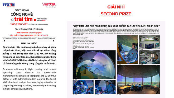 Bộ ảnh đồng giải Nhì "Việt Nam làm chủ công nghệ sản xuất buồng tập lái tiêm kích SU30 MK2" - giải pháp đắc lực trong việc xử lý sự cố tình huống trên không khi huấn luyện. (Ảnh: Đinh Hải Ngọc) b3.jpg