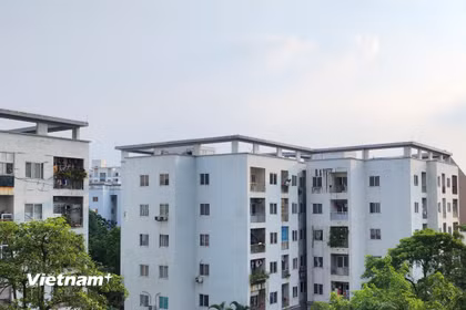Một dự án nhà ở xã hội tại phường Việt Hưng, thành phố Hà Nội. (Ảnh: Việt Hùng/Vietnam+)