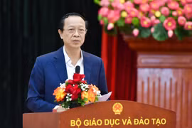 Thứ trưởng Bộ Giáo dục và Đào tạo Phạm Ngọc Thưởng. (Ảnh: PV/Vietnam+)
