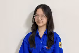 An Nhiên hiện là Ủy viên Ban chấp hành Đoàn Trường, Bí thư chi Đoàn lớp 10 Anh 1. (Ảnh: NVCC)