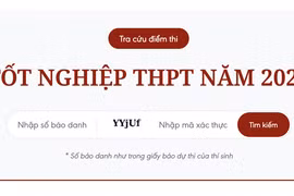 Điểm thi sẽ được công bố vào 8 giờ sáng nay. (Ảnh chụp màn hình)
