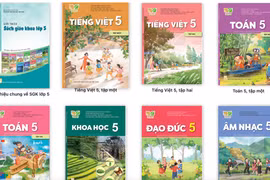 Sách giáo khoa điện tử của Nhà xuất bản Giáo dục Việt Nam. (Ảnh chụp màn hình)