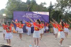 Công trình "Không gian Thể thao Thanh niên - Tiếp năng lượng, bừng sức trẻ" được khánh thành tại Thái Nguyên tháng 11/2025. (Ảnh: BTC)