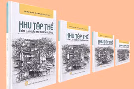 Sách "Khu tập thể – Tìm lại giấc mơ thiên đường" vừa được Nhà xuất bản Giáo dục Việt Nam phát hành. (Ảnh: Vietnam+)