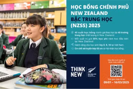 Học bổng Chính phủ New Zealand bậc Trung học (NZSS) chính thức nhận đơn ứng tuyển đến hết ngày 16/3. (Ảnh: BTC)