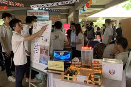 Dự án của sinh viên tham gia cuộc thi. (Ảnh minh họa: moet.gov)