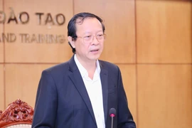 Thứ trưởng Thường trực Phạm Ngọc Thưởng phát biểu tại hội nghị. (Ảnh: PV/Vietnam+)