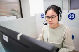 Thí sinh dự thi chứng chỉ ngoại ngữ. (Ảnh: IIG)