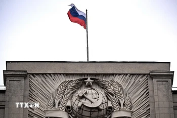 Trụ sở Duma Quốc gia Nga tại Moskva. (Ảnh: AFP/TTXVN)