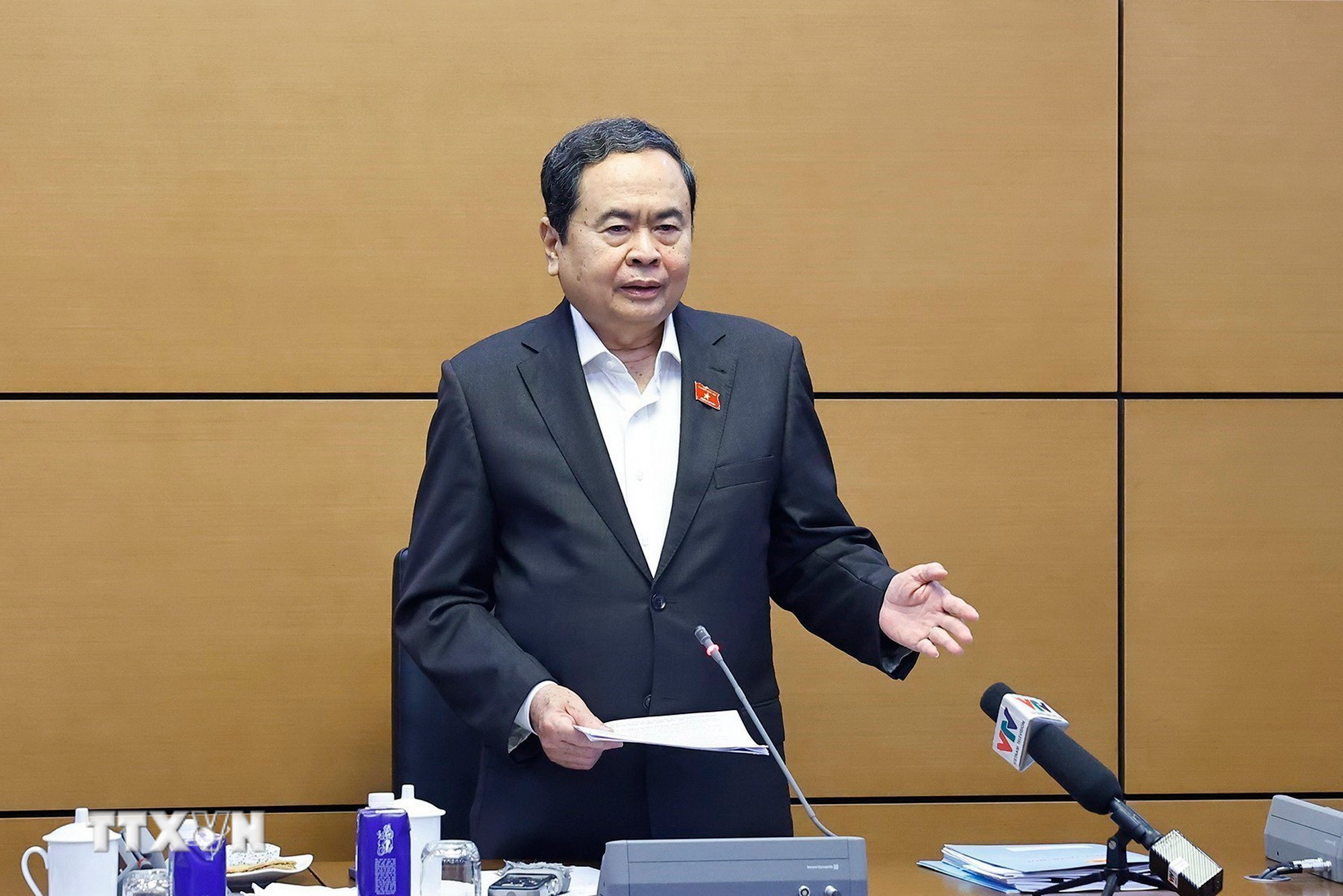 Cuộc bầu cử đại biểu Quốc hội khóa XVI và đại biểu hội đồng nhân dân các cấp nhiệm kỳ 2026-2031: Ngày hội lớn của nhân dân cả nước ttxvn-1203-chu-tich-quoc-hoi-hoi-dong-bau-cu-quoc-gia-4.jpg