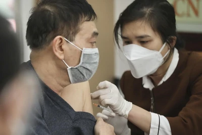 Tiêm vaccine ngừa COVID-19. (Ảnh: Minh Quyết/TTXVN)