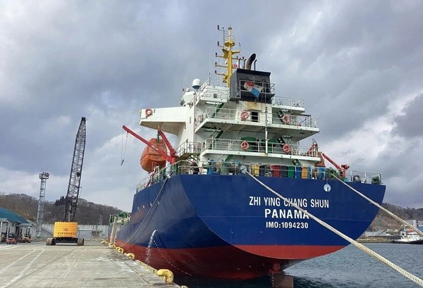 Tàu biển Zhi Ying Chang Shun. (Ảnh: vksgialai.gov.vn)