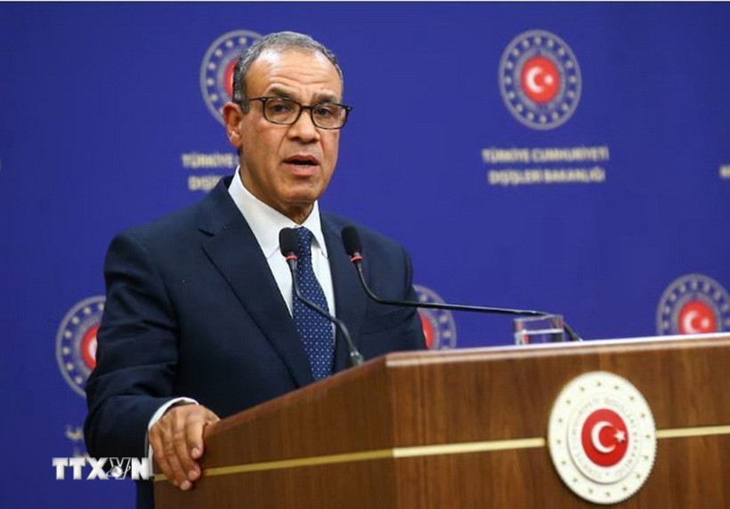 Ngoại trưởng Ai Cập Badr Abdelatty thông báo nước này sẽ tổ chức một Hội nghị thượng đỉnh Arab khẩn cấp. (Ảnh: REUTERS/TTXVN)