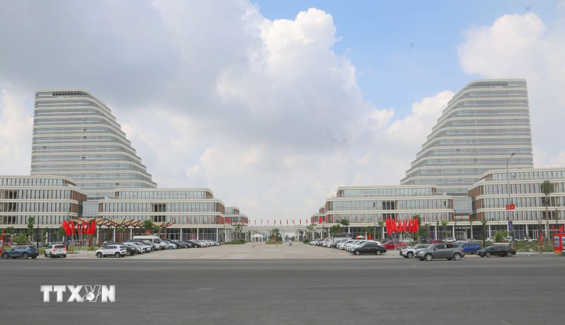 Có những hoạt động trong khuôn khổ hội nghị ABAC III sẽ diễn ra tại Trung tâm Chính trị - Hành chính thành phố, Khu đô thị Bắc Sông Cấm, phường Thủy Nguyên. (Ảnh: Minh Thu/TTXVN)