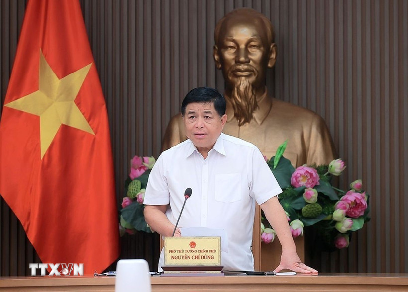 Phó Thủ tướng Nguyễn Chí Dũng phát biểu. (Ảnh: An Đăng/TTXVN)