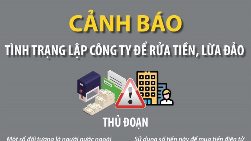 Cảnh báo tình trạng lập công ty để rửa tiền, lừa đảo gây hệ lụy nghiêm trọng