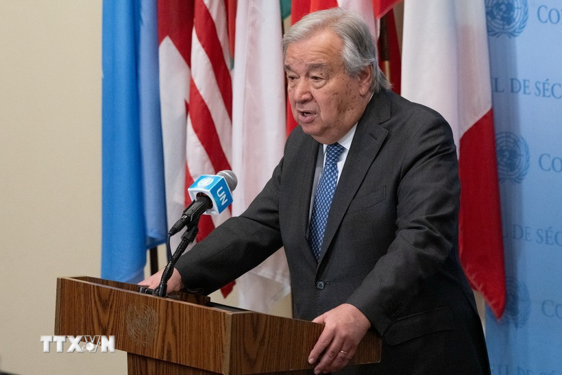 Tổng Thư ký Liên hợp quốc (LHQ) Antonio Guterres. (Ảnh: THX/TTXVN)