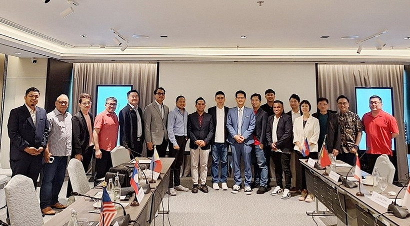 Các đại biểu tham dự Hội nghị thành lập Liên đoàn Thể thao Điện tử Đông Nam Á (Ảnh: VIRESA)