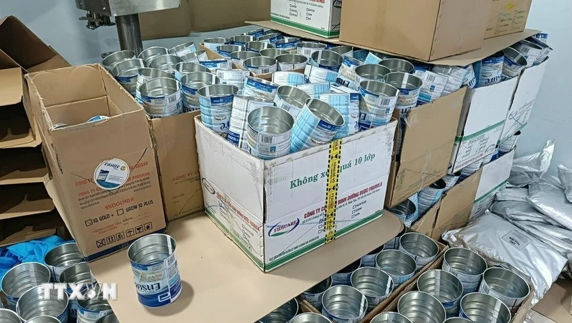 Sản xuất sữa giả là sai phạm nghiêm trọng trong kinh doanh, là hành vi trục lợi trong thời gian dài, bấp chấp sức khỏe người dân. (Ảnh minh họa: TTXVN)