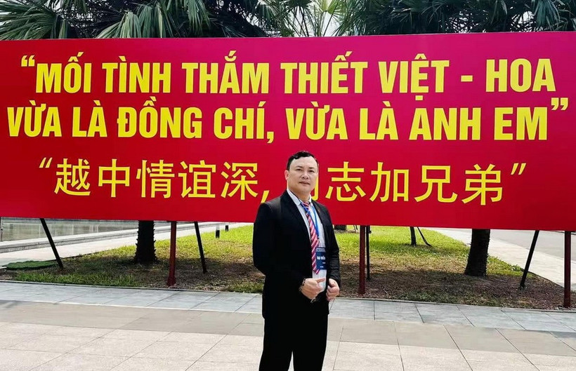 Lê Trung Thành, Nghiên cứu sinh Tiến sỹ, Chủ tịch Hội Lưu học sinh Việt Nam tại Bắc Kinh.