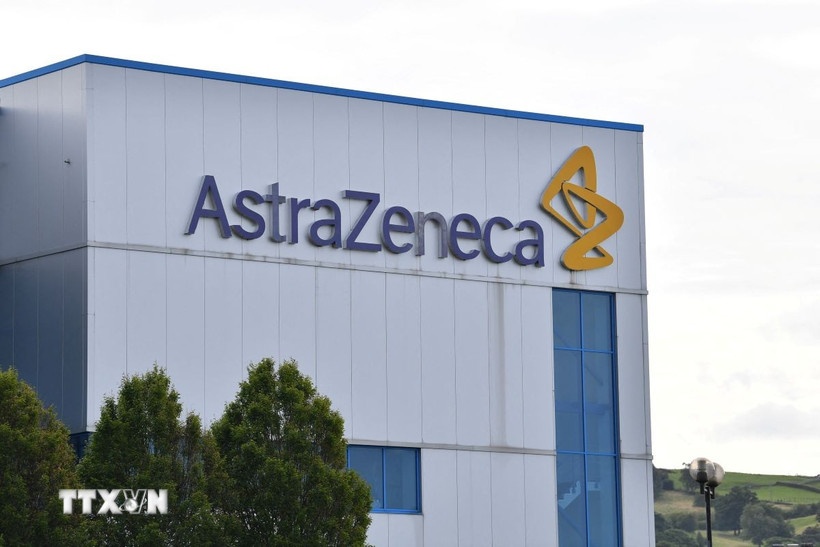Trụ sở Tập đoàn dược phẩm AstraZeneca ở Macclesfield, Anh. (Ảnh: AFP/TTXVN)