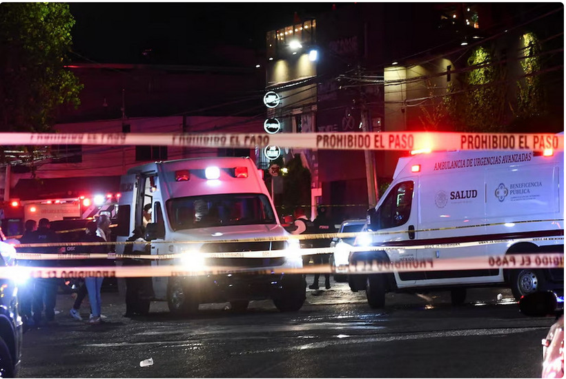 Hiện trường một vụ xả súng tại Mexico. (Ảnh: Reuters)