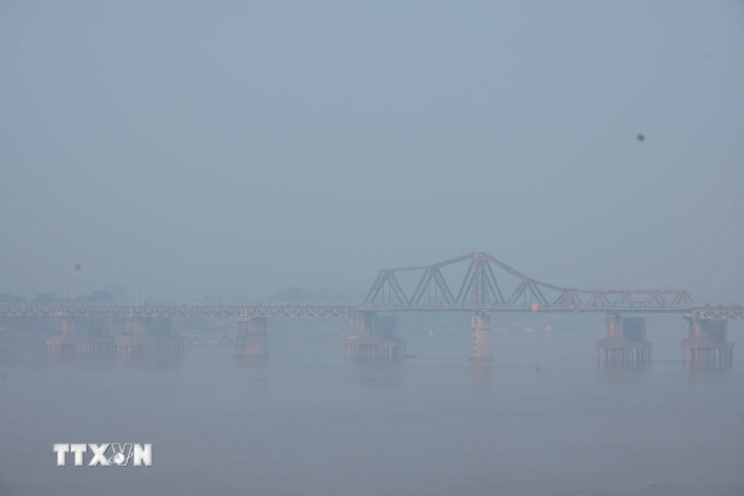 Ô nhiễm ở Hà Nội ở mức rất không tốt cho sức khỏe. (Nguồn: TTXVN)