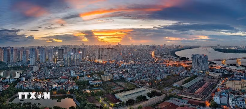 Thành phố Hà Nội. (Ảnh: Phạm Tuấn Anh/TTXVN)