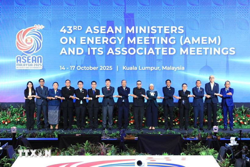 Các đại biểu tại cuộc họp quan chức cấp cao về năng lượng của ASEAN. (Ảnh: TTXVN phát) 