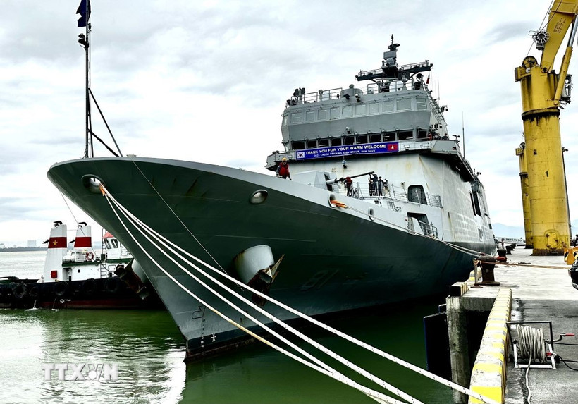 Ảnh minh họa. (Trong ảnh: Tàu Hải quân Hàn Quốc. Nguồn: TTXVN)