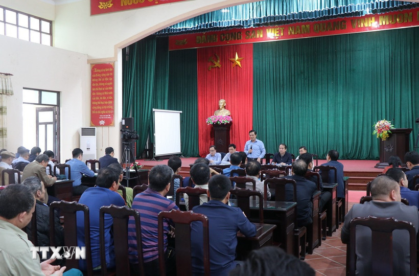 Quang cảnh buổi đối thoại. (Ảnh: Thanh Thương/TTXVN)