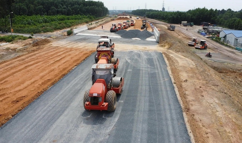 Dự án cao tốc Biên Hòa-Vũng Tàu. (Ảnh: Công Phong/TTXVN)