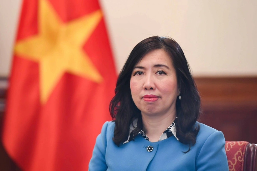 Thứ trưởng Bộ Ngoại giao Lê Thị Thu Hằng.