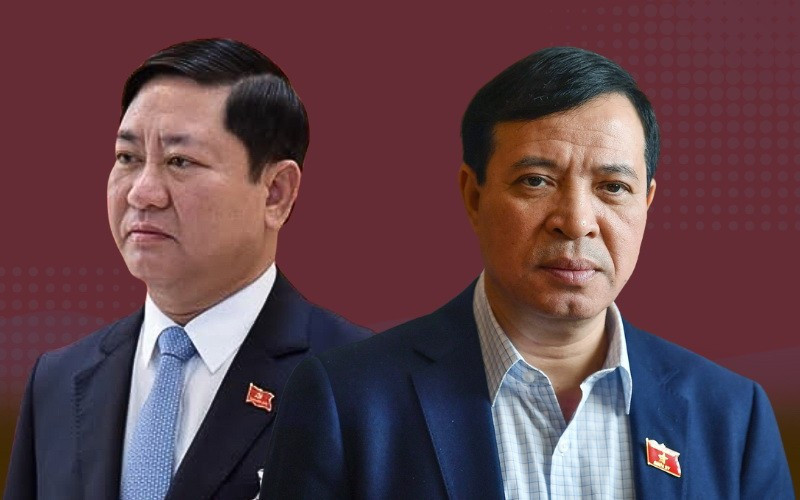 Cho thôi nhiệm vụ đại biểu Quốc hội đối với ông Lại Thế Nguyên và Trần Quốc Nam