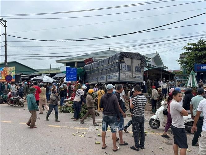 Tài xế gây tai nạn chợ Lao Bảo khiến nhiều người thương vong.