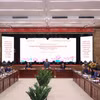 Phó Bí thư thường trực Thành ủy Hà Nội Nguyễn Văn Phong phát biểu tại Hội thảo khoa học với chủ đề “95 năm ngày thành lập Đảng bộ thành phố Hà Nội, tầm vóc, ý nghĩa lịch sử. (Ảnh: Xuân Quảng/Vietnam+)