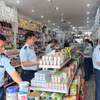 Lực lượng quản lý thị trường tỉnh Lào Cai kiểm soát địa bàn. (Ảnh: qltt)