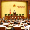 Phiên họp toàn thể của Quốc hội sáng 19/5. (Ảnh: TTXVN)